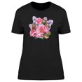 thumbnail image 1 of Watercolor Floral Butterflies Tee Women's -Image by Shutterstock, 1 of 2
