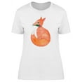 thumbnail image 1 of Watercolor Floral Forest Fox T-Shirt Women -Image by Shutterstock, Female Small, 1 of 2