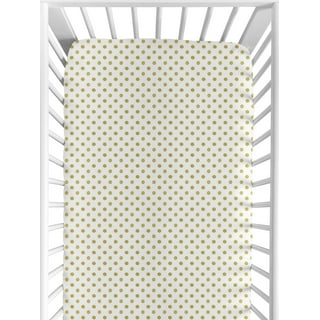 Gold dot crib sheet sale