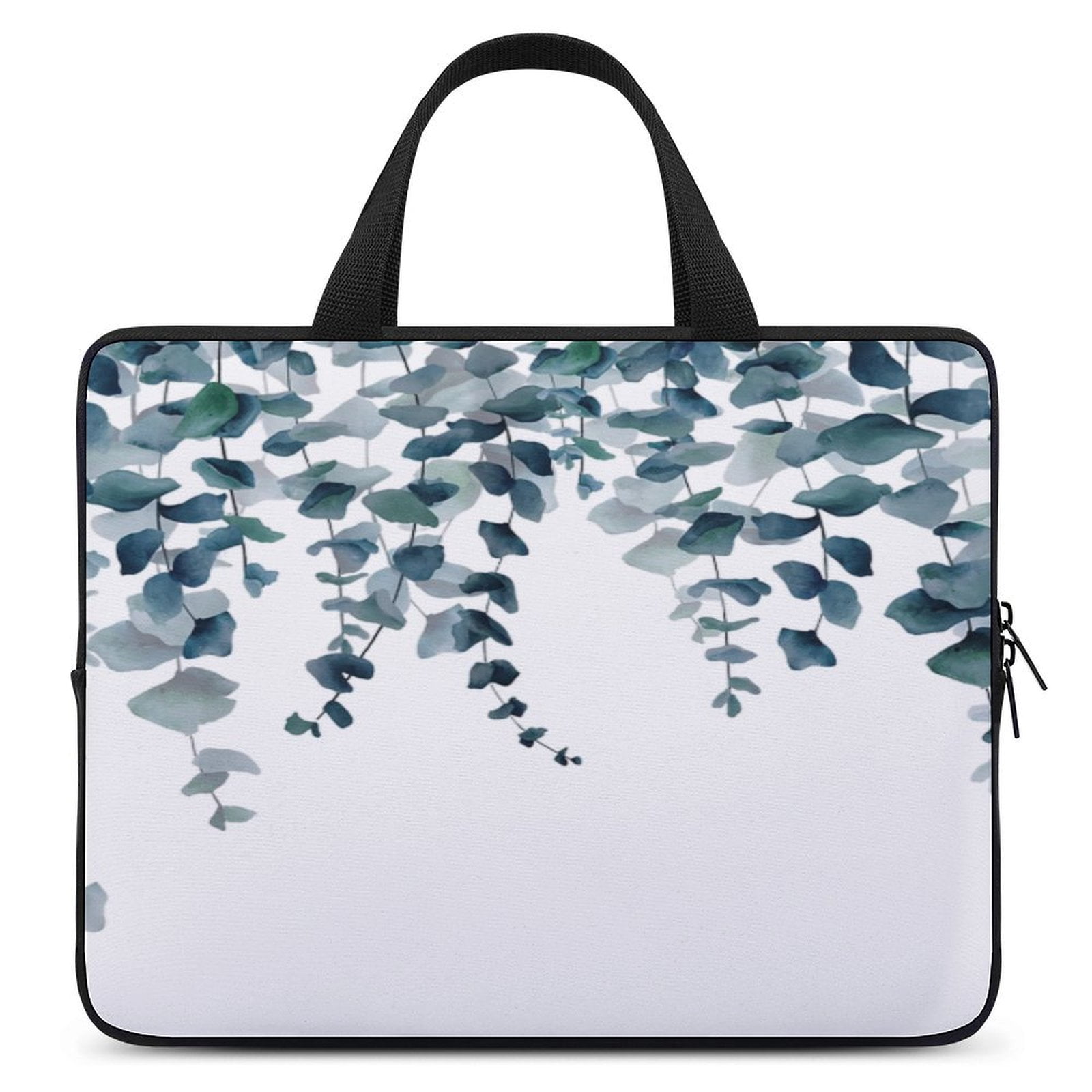 Watercolor Floral Laptop Bag Women Man 10 12 13 15 17 Inch Office ...