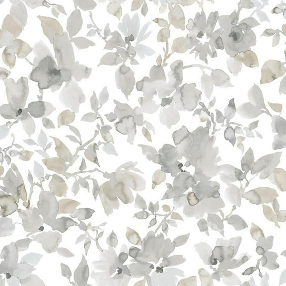 Watercolor Floral Peel and Stick Wallpaper