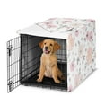 thumbnail image 1 of Sweet Jojo Designs Watercolor Floral Pink and Grey Dog Crate Kennel Cover 36in., 1 of 6