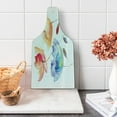thumbnail image 1 of Watercolor Flower Cutting Board, Summer Flowers in Retro Style Painting Effect Nature is Art, Decorative Tempered Glass Cutting and Serving Board, in 3 Sizes, by Ambesonne, 1 of 2