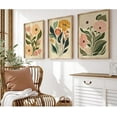 thumbnail image 1 of Watercolor Flower Wall Art Set of 3 Wildflower Floral Wall Decor Pictures Botanical Canvas Wall Art Vintage Prints Boho Flower Painting Minimalist Floral Poster for Room Bedroom 16x24 Inch d, 1 of 7