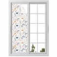 thumbnail image 1 of Watercolor Flower Window Privacy Film, Spring Farm Leaf Country Retro Plant Static Cling UV Sun Blocking Heat Control Window Tint, Non-Adhesive One Way Windows Privacy Cover 17.7''x78.7'', 1 of 7