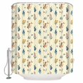 thumbnail image 1 of Watercolor Flowers Bathroom Shower Curtains with 12 Hooks Polyester Waterproof Shower Curtain for Stalls and Bathtubs Farmhouse Wild Floral Plants Decorative Bathroom Privacy Curtain 36x72 Inches, 1 of 9
