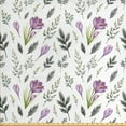 thumbnail image 1 of Ambesonne Flower Fabric by the Yard Upholstery, Burgeoning Branches, 3 Yards, Multicolor, 1 of 4