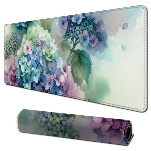Watercolor Flowers Gift Mouse Pad Country Anti Slip Gaming Mouse Pad for Laptops Office Computer Mouse Pads Gift for Women Men