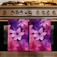 thumbnail image 1 of Watercolor Flowers Kitchen Towels Set of 3, Spring Floral Vintage Pink Purple Absorbent Dish Towels for Kitchen, Microfiber Hand Towel, Quick Drying Tea Towel for Cleaning Decorative Dishcloths, 1 of 7