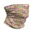 thumbnail image 1 of Watercolor Flowers Neck Gaiter, Hawaiian Jungle Flora, Unisex, Multicolor, by Ambesonne, 1 of 3
