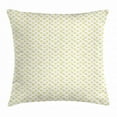 thumbnail image 1 of Watercolor Flowers Throw Pillow Cushion Cover, Soft Bloom Branches Rose Petals Vintage Growth Art Hand Drawn, Decorative Square Accent Pillow Case, 18 X 18 Inches, Yellow and Pale Green, by Ambesonne, 1 of 2