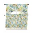 thumbnail image 1 of Watercolor Forest Colorful Swag Kitchen Curtains Sets for Windows 24 Inch Length, Abstract Art Modern Trees Short Window Curtain Panels Swags Valances and Tiers 3 Piece Set for Cafe/Dining Room, 1 of 5