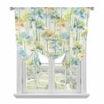 thumbnail image 1 of Watercolor Forest Colorful Tie Up Curtains for Windows, Adjustable Balloon Window Shades, Abstract Art Modern Trees Kitchen Window Treatments Adjustable Roll Up Curtain for Basement/Nursery 52"x45", 1 of 8