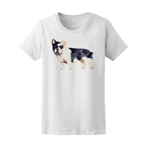 Watercolor French Bulldog Tee Women's -Image by Shutterstock