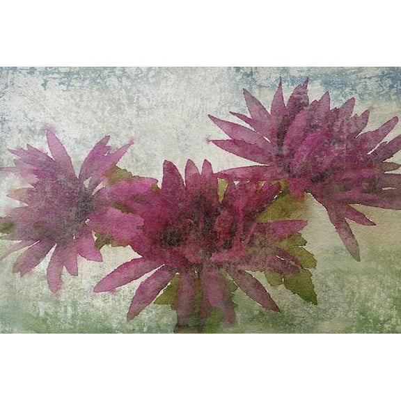 "Watercolor Garden 3" Painting Print on Wrapped Canvas