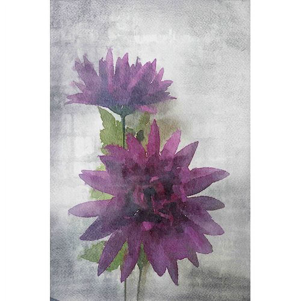 "Watercolor Garden 5" Painting Print on Wrapped Canvas