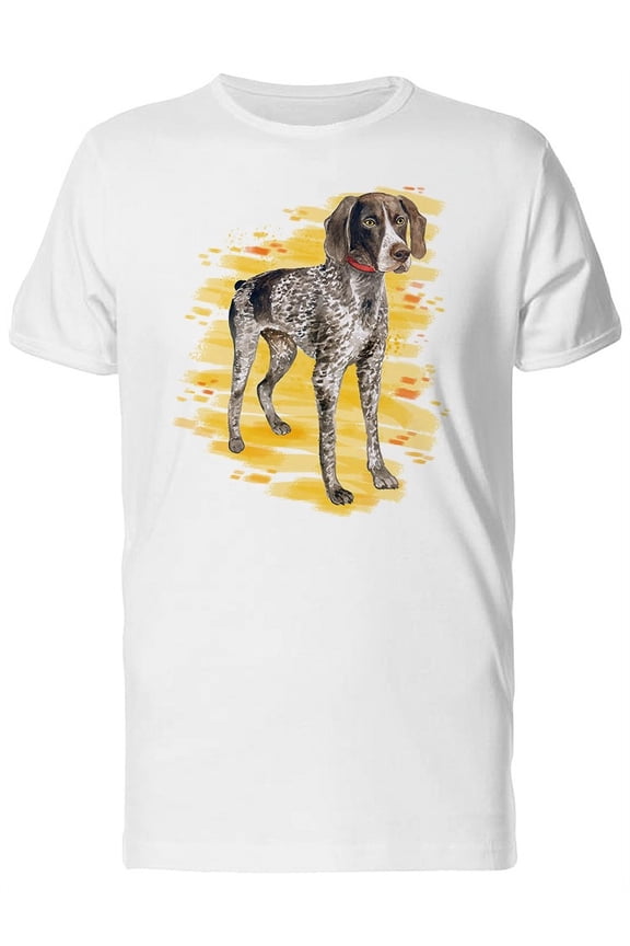 Watercolor German Dog T-Shirt Men -Image by Shutterstock, Male x-Large