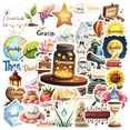 thumbnail image 1 of Watercolor Gratitude Theme Stickers, Waterproof Gratitude Theme Sticker for Water Bottle Laptop Phone Cases Planner Skateboard Luggage Helmet Party Favor Decor, Ideal for Adults Teens Teacher Rewards, 1 of 9