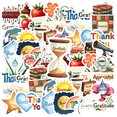 thumbnail image 1 of Watercolor Gratitude Theme Stickers, Waterproof Gratitude Theme Sticker for Water Bottle Laptop Phone Cases Planner Skateboard Luggage Helmet Party Favor Decor, Ideal for Adults Teens Teacher Rewards, 1 of 9