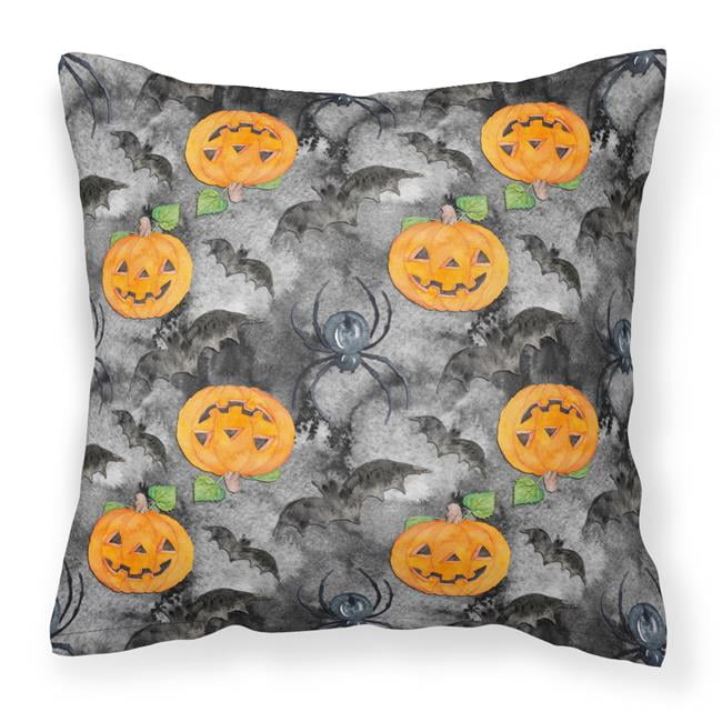 Watercolor Halloween Art Canvas Fabric Decorative Pillow