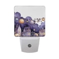 thumbnail image 1 of Watercolor Halloween Town LED Night Light Sensor Lamp Plug-in Adjustable Brightness 2 Pack, 1 of 7