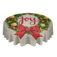 thumbnail image 1 of Autumn Sunflowers Tablecloths for Dining Table Waterproof Round Table Cover for Kitchen Living Room, 1 of 7