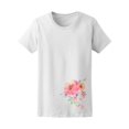 thumbnail image 1 of Watercolor Handmade Flowers T-Shirt Women -Image by Shutterstock, Female XX-Large, 1 of 2