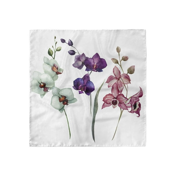 Watercolor Head Scarf, Flourishing Environment, Head Wrap, 3 Sizes, by Ambesonne