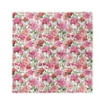 thumbnail image 1 of Watercolor Head Scarf, Pink Peonies Roses, Head Wrap, 3 Sizes, by Ambesonne, 1 of 2