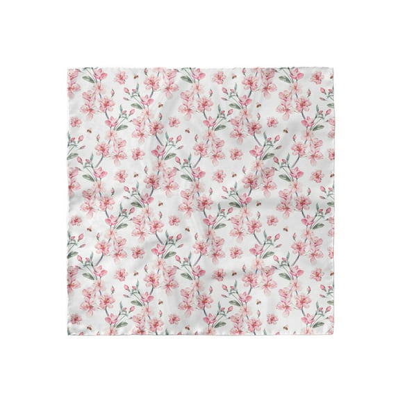 Watercolor Head Scarf, Sakura Cherry Garden, Head Wrap, 3 Sizes, by Ambesonne