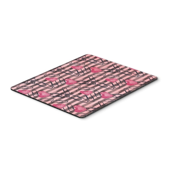 Watercolor Heart Paper Clips Mouse Pad Hot Pad or Trivet
