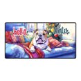 thumbnail image 1 of Watercolor Hello Winter Bulldog Chill Christmas Welcome Desk Mat Full Keyboard Mouse Pad Dog Lover Gifts Idea Large Mousepad - 00016, 1 of 5