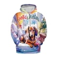 thumbnail image 1 of Watercolor Hello Winter Dachshund Chill Christmas Welcome All Over Print 3D Hoodie Unisex Merch Hoodies Wiener Dog Lover Gifts Idea - 00016, 1 of 6