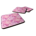 thumbnail image 1 of Watercolor Hot Pink Hearts Foam Coaster Set of 4, 1 of 3