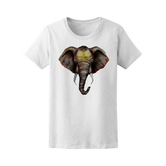 Watercolor Indian Elephant T-Shirt Men -Image by Shutterstock, Male Medium