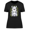 thumbnail image 1 of Watercolor Koala With Leaves T-Shirt Women -Image by Shutterstock, Female Medium, 1 of 2