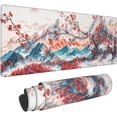 thumbnail image 1 of Watercolor Large Mouse Pad,Japanese 80 x 30 cm Desk Mat Gaming Mouse Pad, Extended Large Mouse Pad,Computer Mat with Non-Slip Base and Stitched Edge for Desk Office Home, 1 of 17