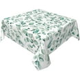 thumbnail image 1 of Watercolor Leaves Tablecloth 60"x60" Inch Square, Durable Table Cover for Kitchen Dining Room, Holiday Tablecloth for Party Dinner, 1 of 4