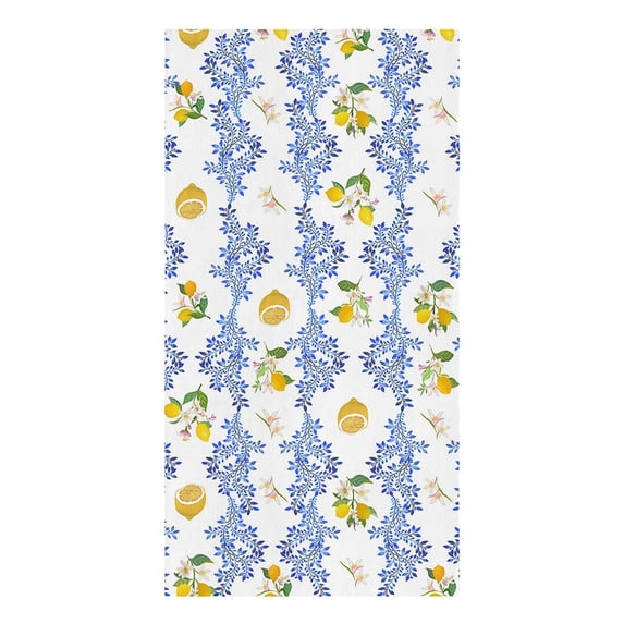 Watercolor Lemon Fruit White Yellow Kitchen Towels Household Kitchen Tools Accessories Microfiber Wiping Towel Cleaning Cloth