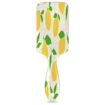 Watercolor Lemon Hair Brush Detangler Brush with Nylon Bristle for Thick Curly Thin Long Short Wet or Dry Hair Adds Shine and Makes Hair Health Paddle Hairbrush for Women Men