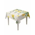 thumbnail image 1 of Watercolor Lemon Table Cloth, Eucalyptus Leaf Fruit Yellow Flower Waterproof Tablecloth for Square Tables, Reusable Washable Fabric Table Cover for Restaurant Kitchen Dining Tables 60"x60", 1 of 6