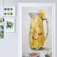 thumbnail image 1 of Watercolor Lemonade Pitcher Art Door Curtain Nordic Living Room DoorCurtain Porch Partition Curtain Kitchen Rative Half Curtain, 1 of 4