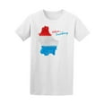 thumbnail image 1 of Watercolor Luxembourg Map Flag Tee Men's -Image by Shutterstock, 1 of 2