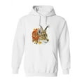 thumbnail image 1 of Watercolor Lynx Design Hoodie Women -Image by Shutterstock, Female Medium, 1 of 4