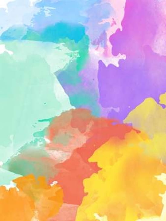 Watercolor Mess I Canvas Art - SD Graphics Studio (22 x 28)