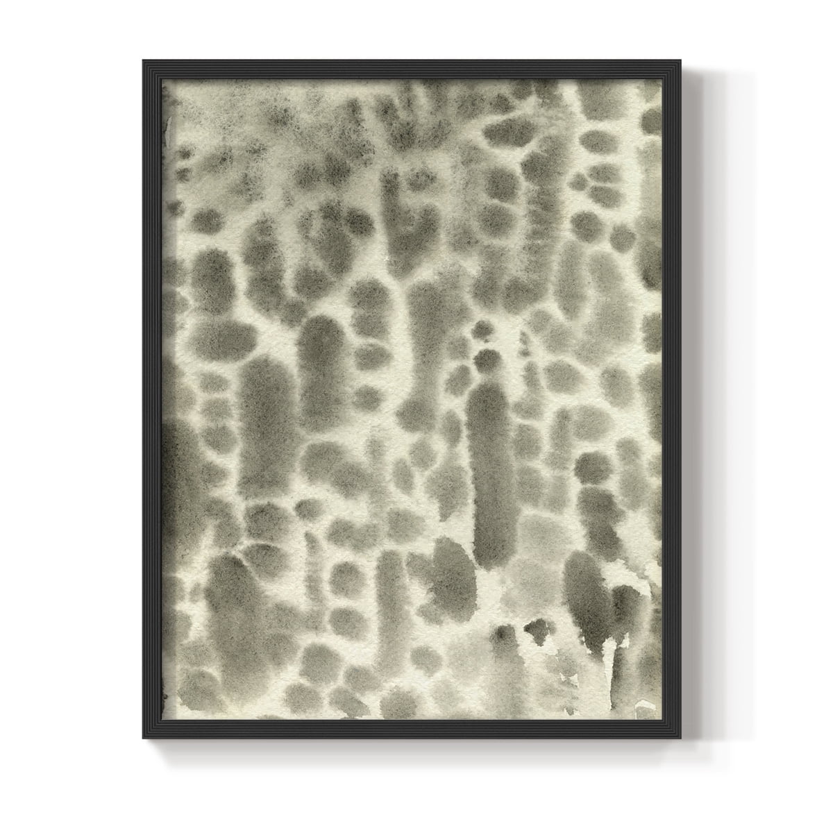Watercolor Metric I Framed Print in Black Solid Wood 22 x 28 Framed Print