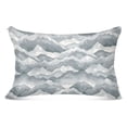 thumbnail image 1 of Watercolor Mountain Range Plush Pillow Cases King Size Ultra Soft Warm Pillowcases with Zipper 20"x40", 1 of 9