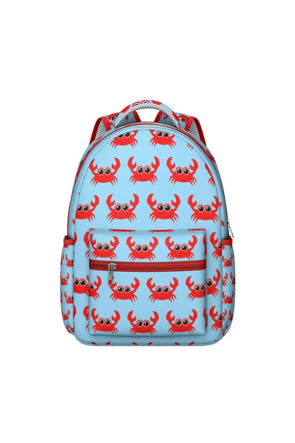 Watercolor Mystical Ocean Shark Backpack Waterproof Durable School Bag with Vintage Nautical and Abstract Sea Life Print, Adjustable Straps, Breathable Padding for Student