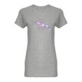 thumbnail image 1 of Watercolor Narwhal Design Shaped T-Shirt Women -Image by Shutterstock, Female XX-Large, 1 of 2