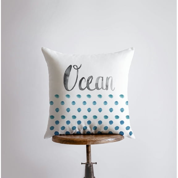 Watercolor Ocean | Pillow Cover | Seagulls | Throw Pillow | Home Decor | Modern Decor | Pillow | Sea | Gift for her | Accent Pillow | Beach